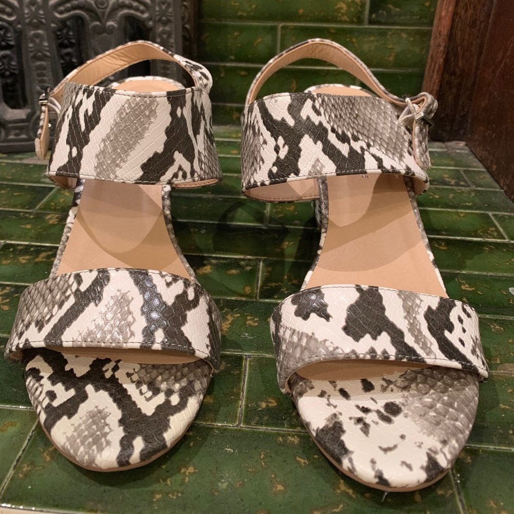 CL By Laundry Snakeskin Heels